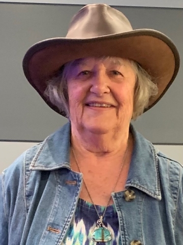 Nancy Kellogg in Cowboy Hat