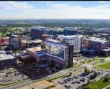 Aerial view of the University of Colorado Anschutz Medical Campus